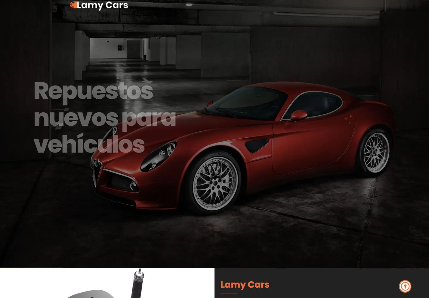 Captura de la web de Lamy Cars